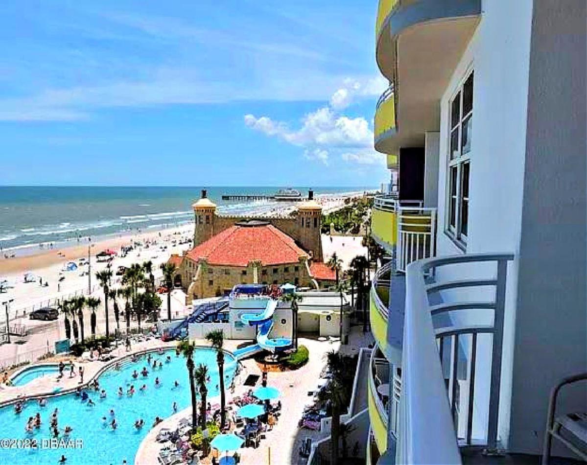 1 Bedroom Direct Oceanfront Condo Wyndham Ocean Walk Resort - Daytona Funland 703 เดย์โทนาบีช ภายนอก รูปภาพ