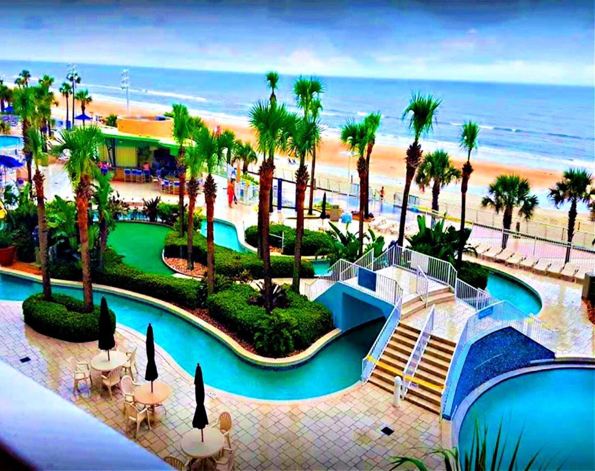 1 Bedroom Direct Oceanfront Condo Wyndham Ocean Walk Resort - Daytona Funland 703 เดย์โทนาบีช ภายนอก รูปภาพ