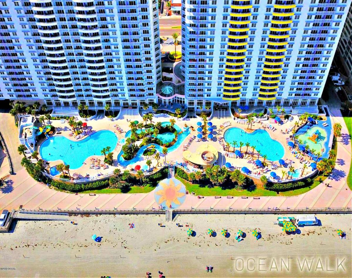 1 Bedroom Direct Oceanfront Condo Wyndham Ocean Walk Resort - Daytona Funland 703 เดย์โทนาบีช ภายนอก รูปภาพ