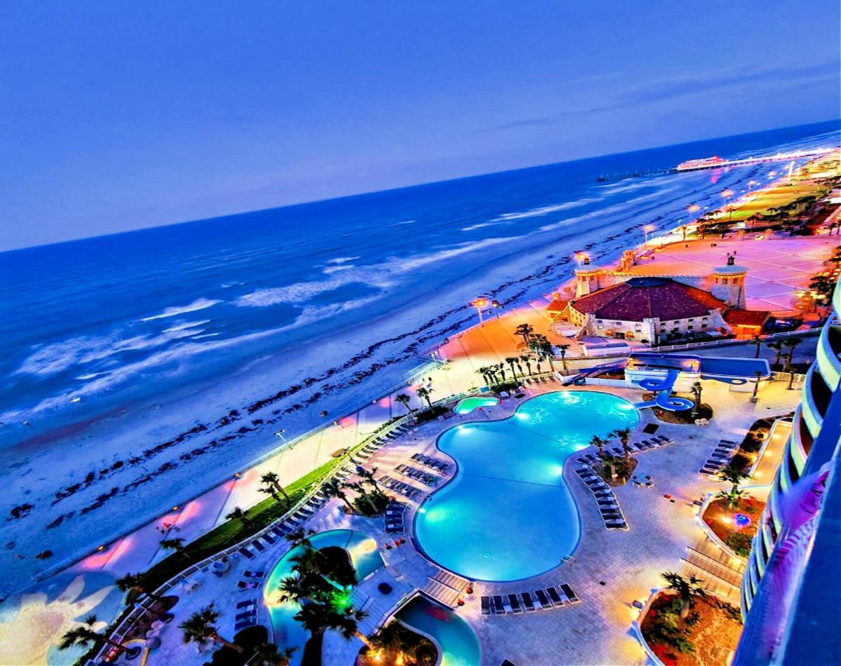 1 Bedroom Direct Oceanfront Condo Wyndham Ocean Walk Resort - Daytona Funland 703 เดย์โทนาบีช ภายนอก รูปภาพ