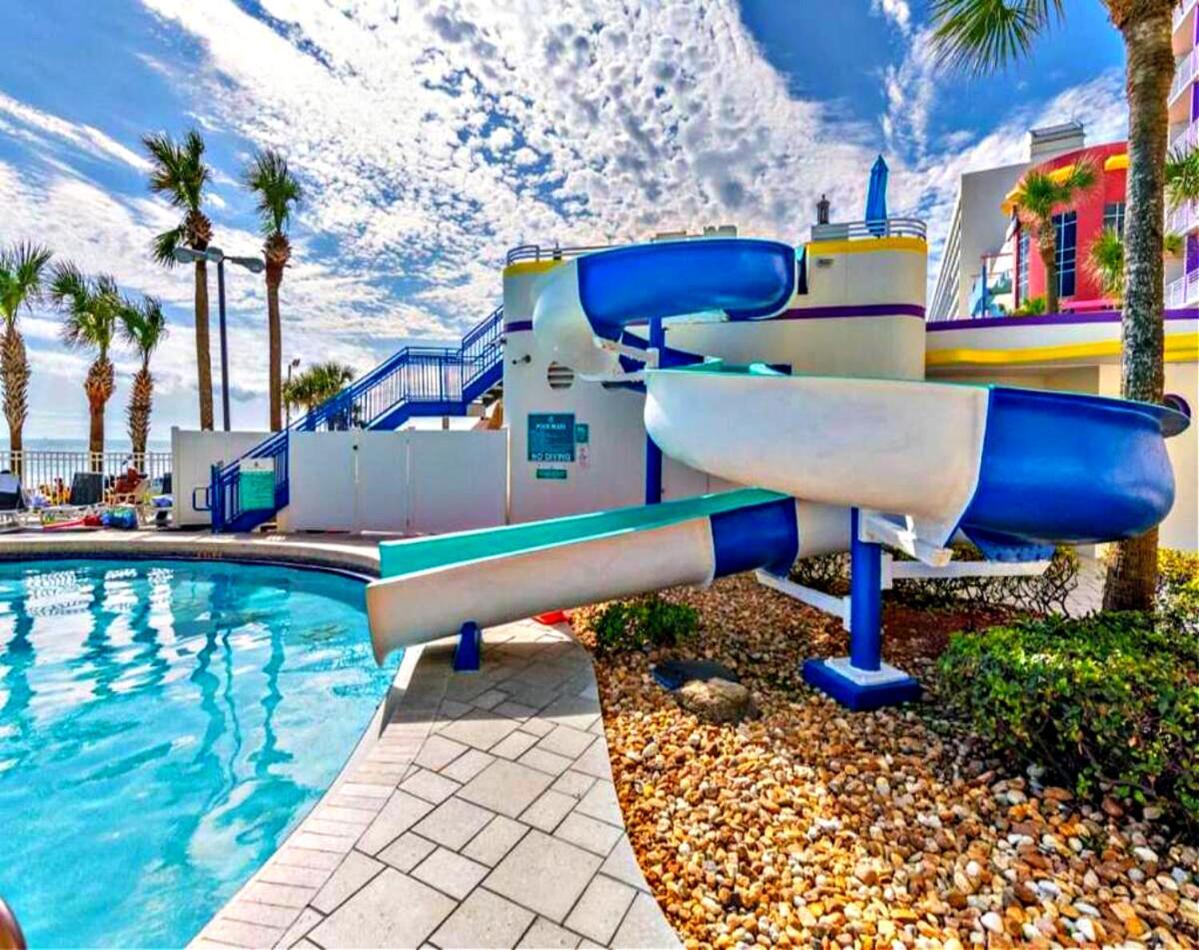 1 Bedroom Direct Oceanfront Condo Wyndham Ocean Walk Resort - Daytona Funland 703 เดย์โทนาบีช ภายนอก รูปภาพ